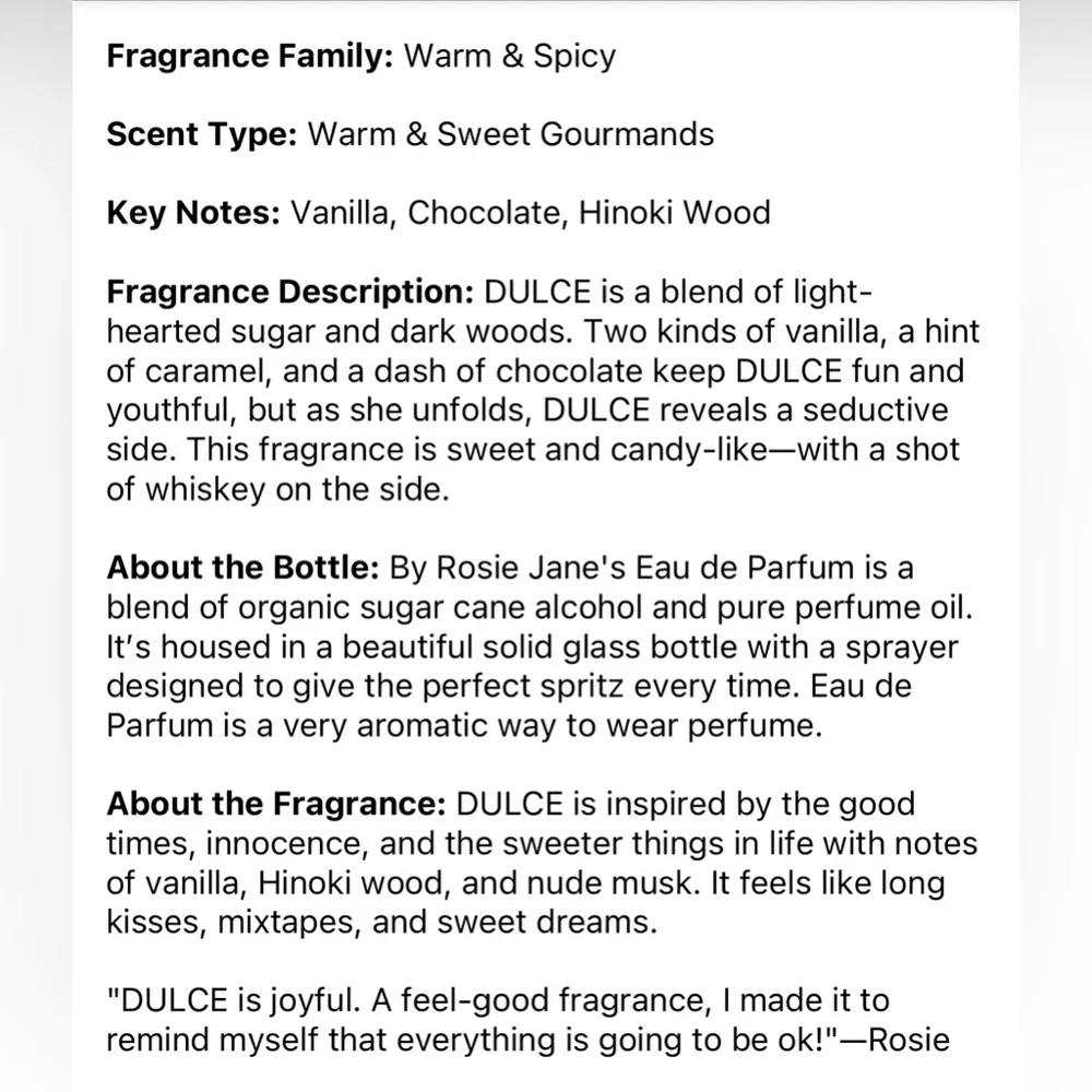 🍫 BY ROSIE JANE Dulce Travel Size - Picture 6 of 6
